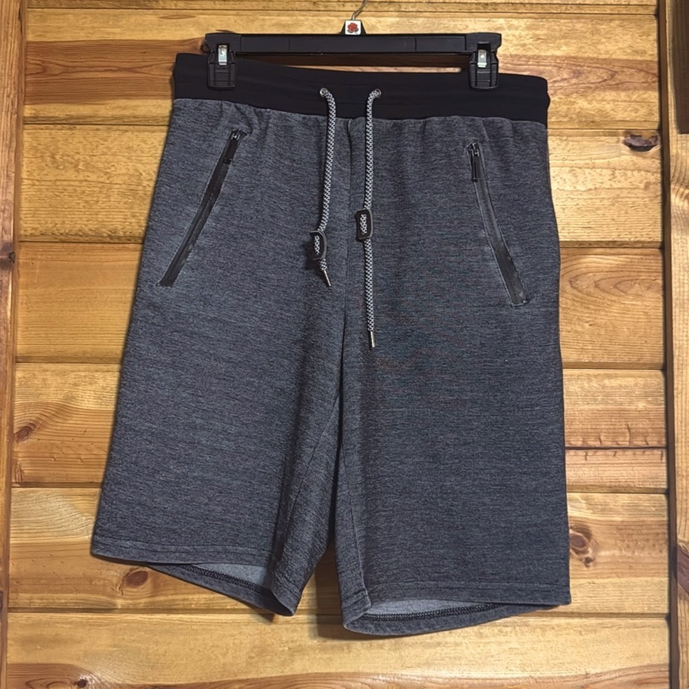 Galaxy By Harvic Gray Athletic Shorts Elastic Waist